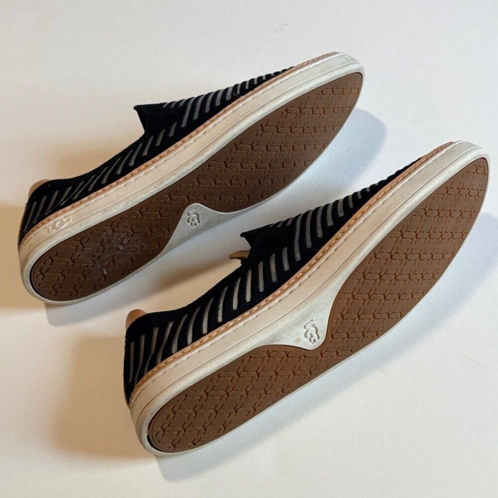 UGG Sammy Breeze Knit Slip On Sneakers Black Womens 8.5 Comfort - Picture 5 of 15